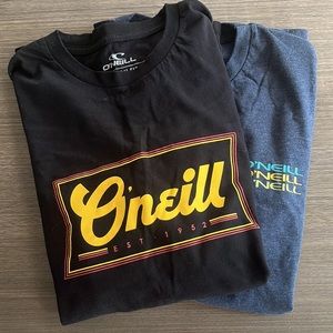 Two Men's O'Neill Tees
